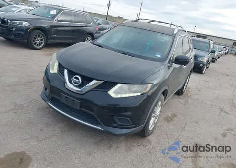 2016 Nissan Rogue Sv z USA, uszkodzony, nr VIN KNMAT2MT4GP654299